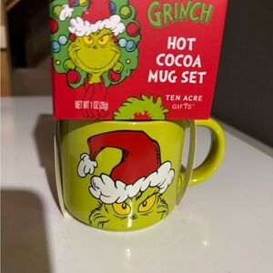 Grinch Mug with Cocoa Gift Set